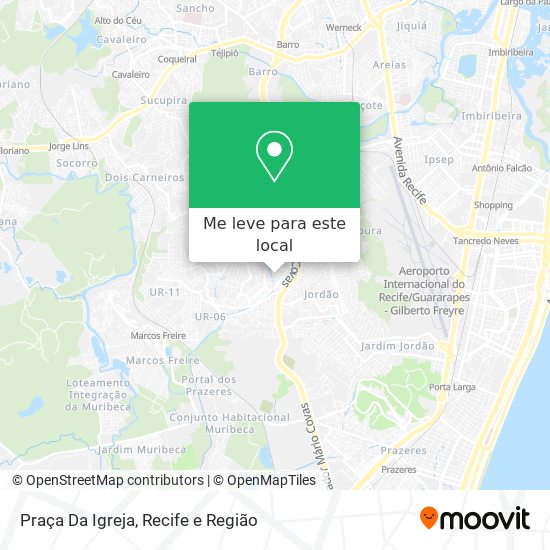 Praça Da Igreja mapa