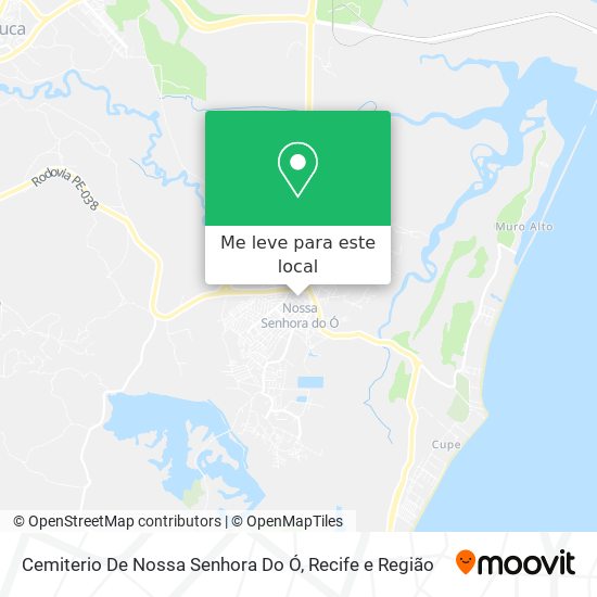 Cemiterio De Nossa Senhora Do Ó mapa