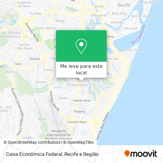 Caixa Econômica Federal mapa