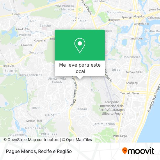 Pague Menos mapa