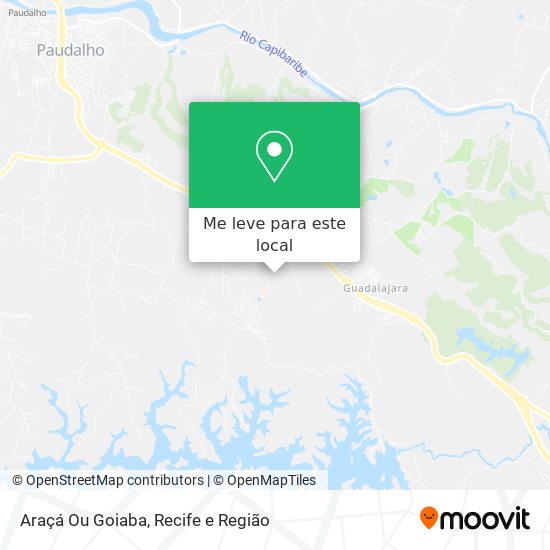 Araçá Ou Goiaba mapa