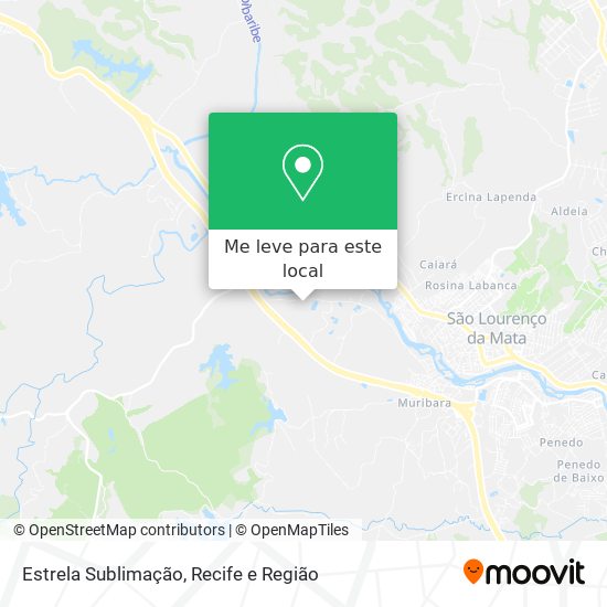 Estrela Sublimação mapa