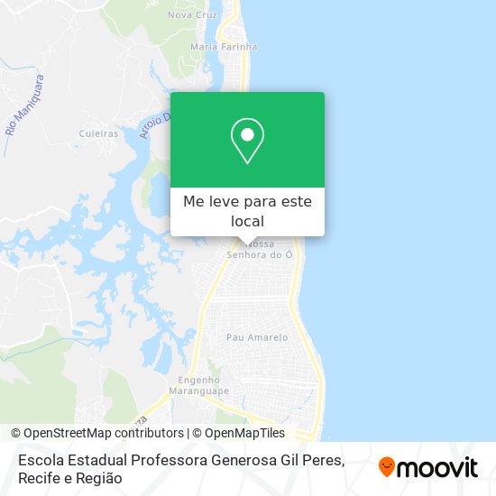 Escola Estadual Professora Generosa Gil Peres mapa