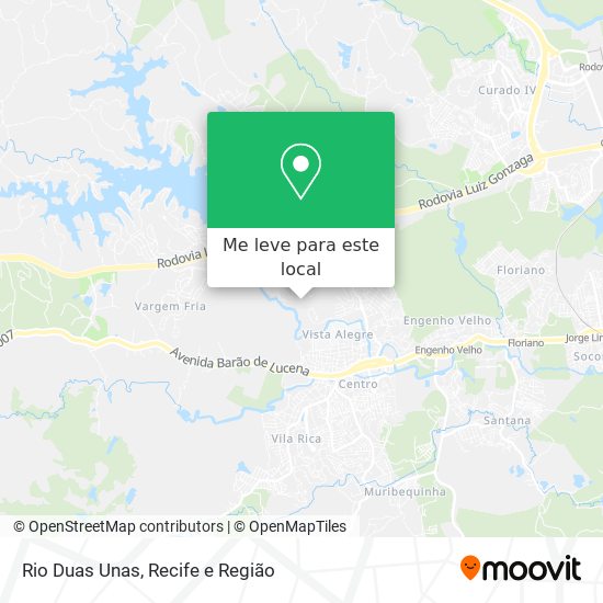 Rio Duas Unas mapa