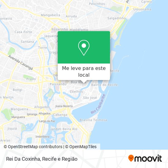 Rei Da Coxinha mapa