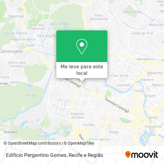 Edifício Pergentino Gomes mapa