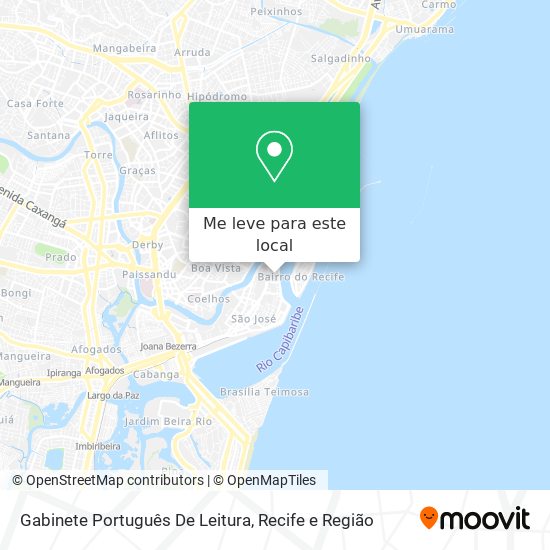 Gabinete Português De Leitura mapa