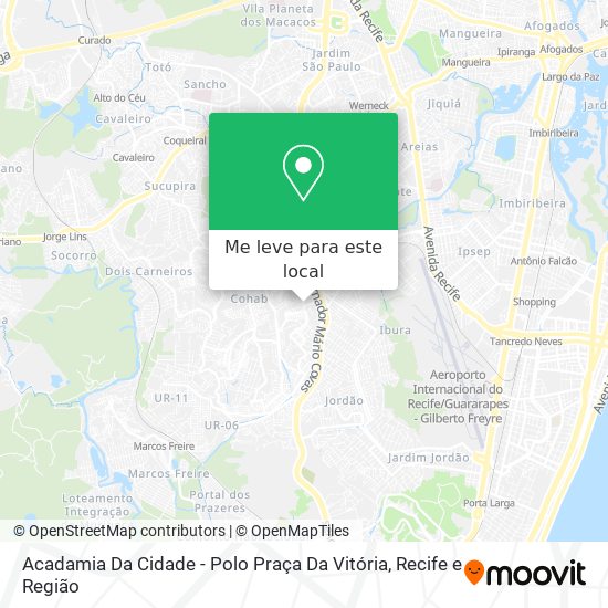 Acadamia Da Cidade - Polo Praça Da Vitória mapa