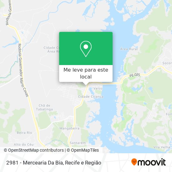 2981 - Mercearia Da Bia mapa