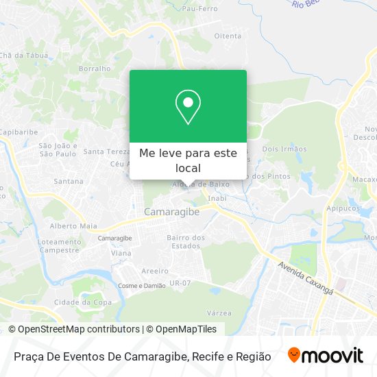 Praça De Eventos De Camaragibe mapa