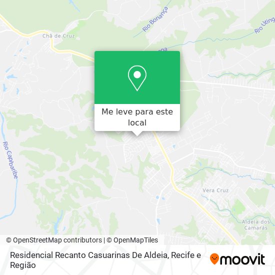 Residencial Recanto Casuarinas De Aldeia mapa
