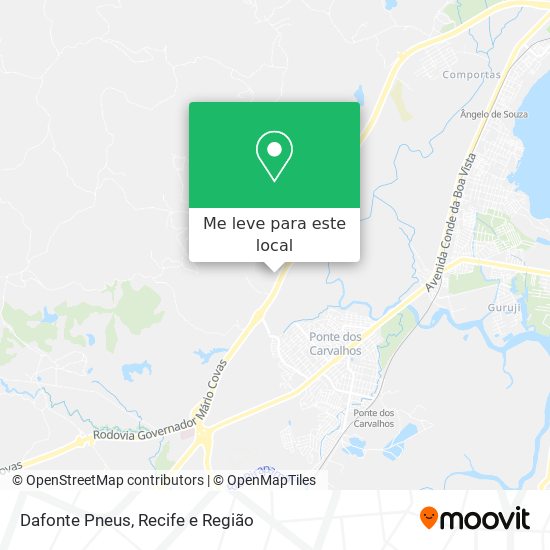 Dafonte Pneus mapa