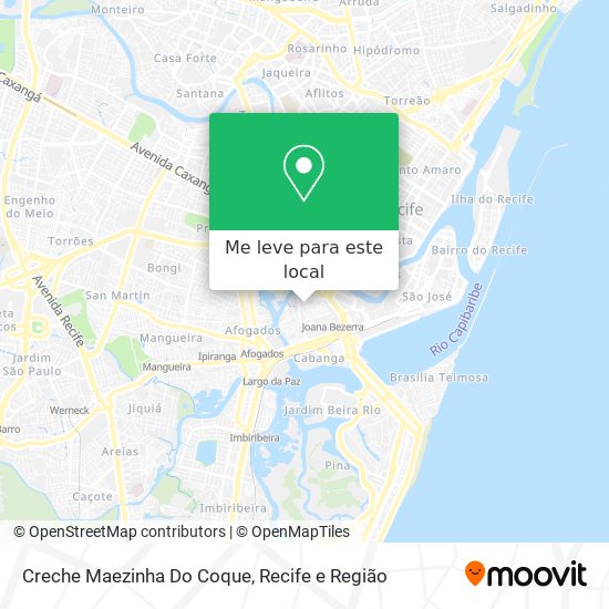 Creche Maezinha Do Coque mapa