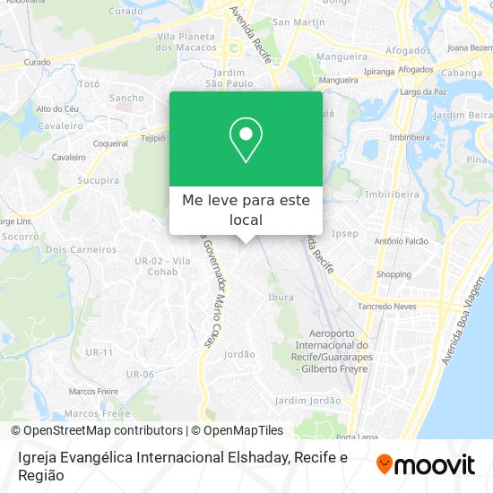 Igreja Evangélica Internacional Elshaday mapa