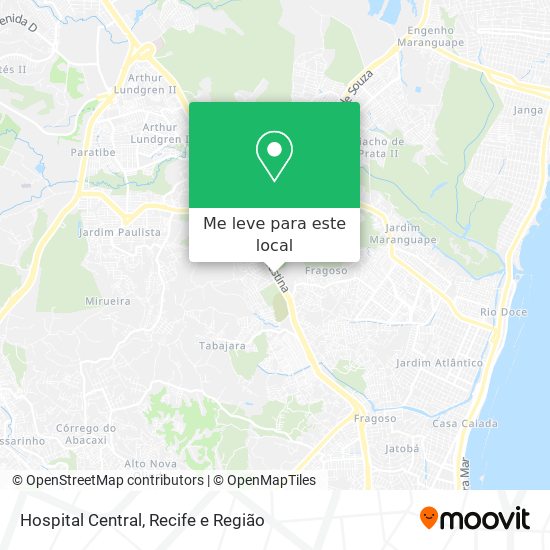 Hospital Central mapa