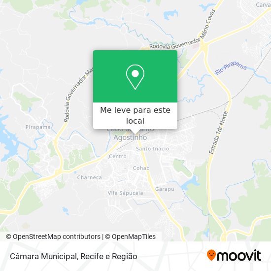 Câmara Municipal mapa
