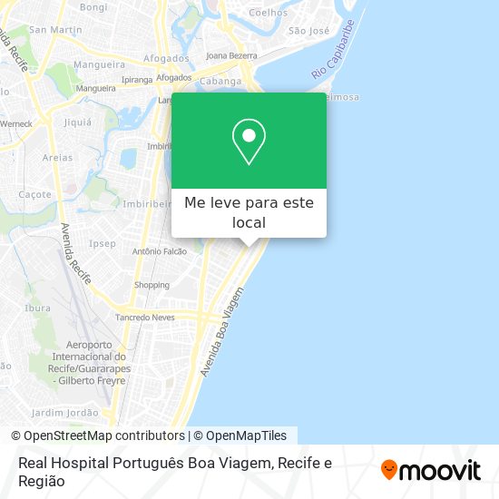 Real Hospital Português Boa Viagem mapa