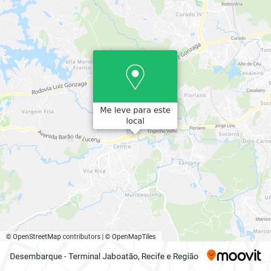 Desembarque - Terminal Jaboatão mapa