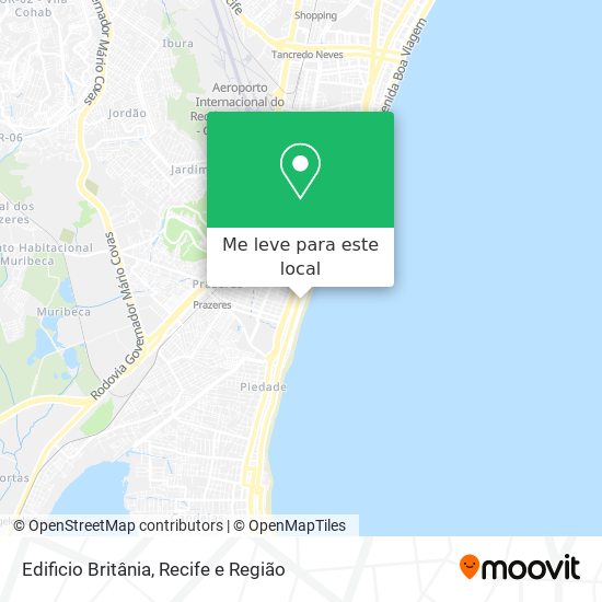 Edificio Britânia mapa