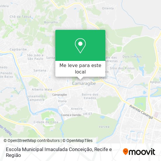 Escola Municipal Imaculada Conceição mapa