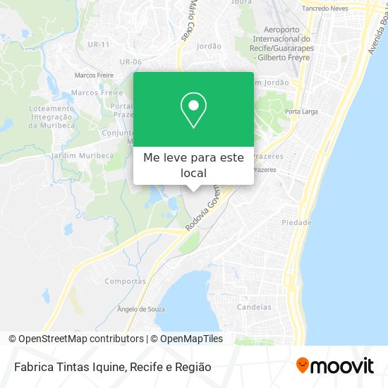 Fabrica Tintas Iquine mapa