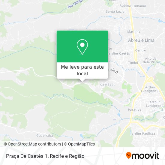 Praça De Caetés 1 mapa