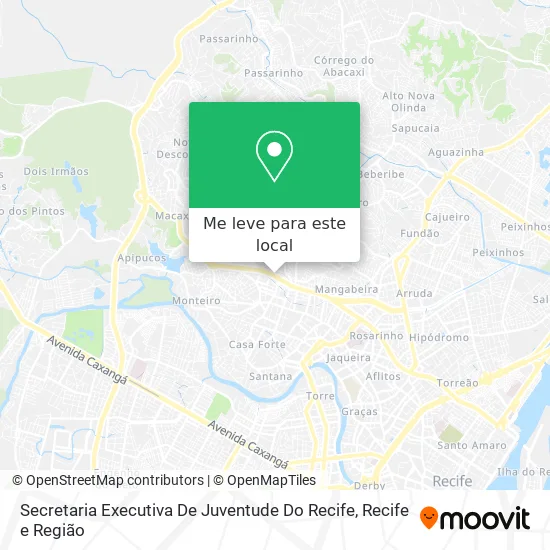 Secretaria Executiva De Juventude Do Recife mapa