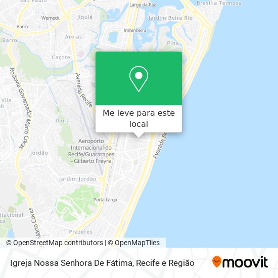 Igreja Nossa Senhora De Fátima mapa