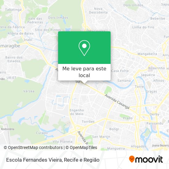 Escola Fernandes Vieira mapa