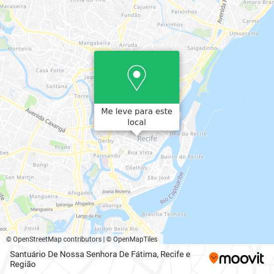 Santuário De Nossa Senhora De Fátima mapa