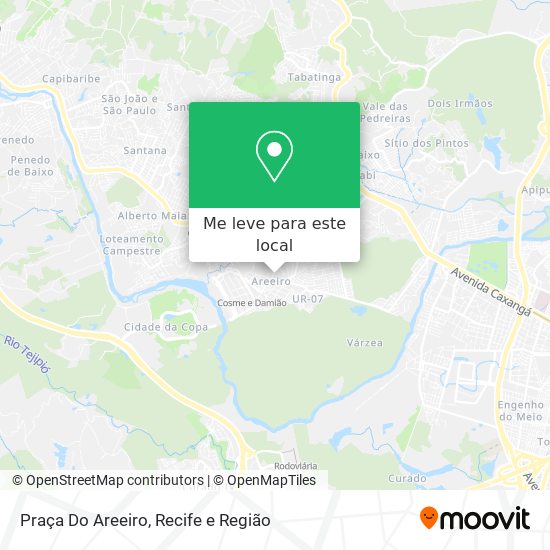 Praça Do Areeiro mapa