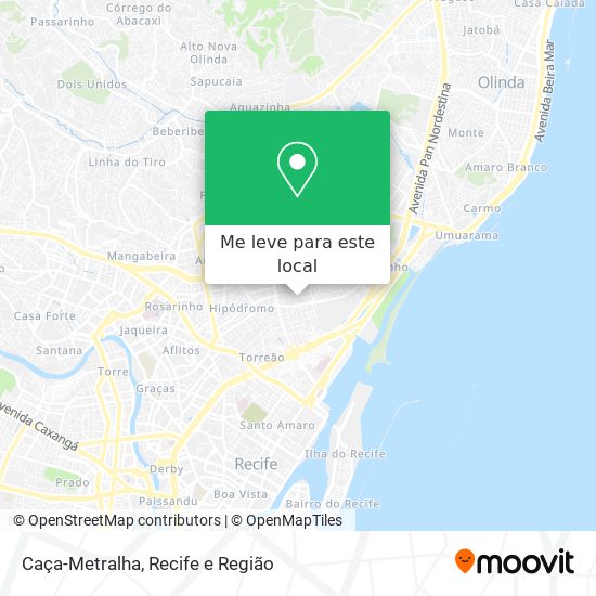 Caça-Metralha mapa