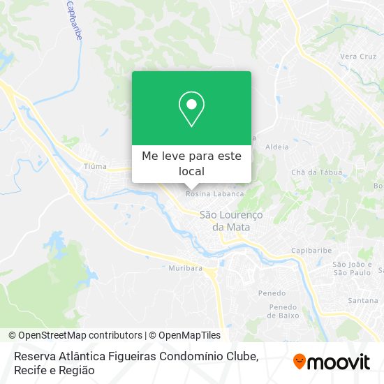 Reserva Atlântica Figueiras Condomínio Clube mapa