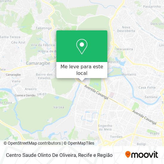 Centro Saude Olinto De Oliveira mapa