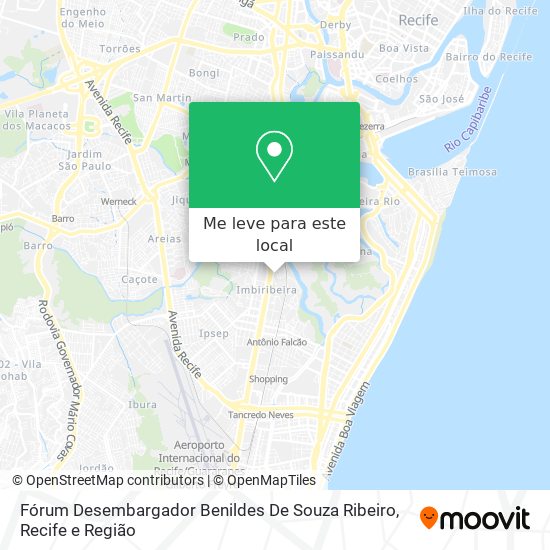 Fórum Desembargador Benildes De Souza Ribeiro mapa