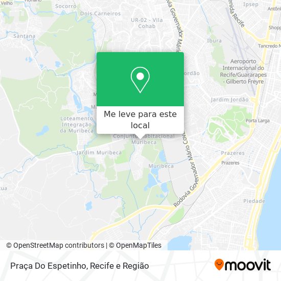 Praça Do Espetinho mapa