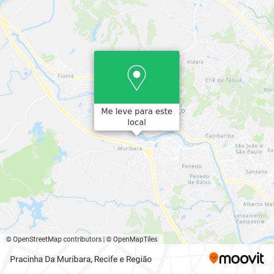 Pracinha Da Muribara mapa