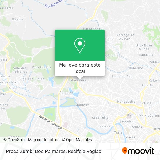 Praça Zumbi Dos Palmares mapa