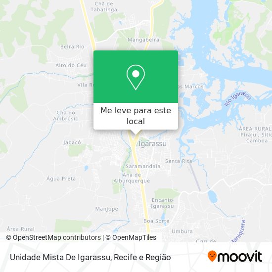 Unidade Mista De Igarassu mapa