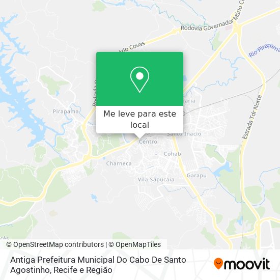 Antiga Prefeitura Municipal Do Cabo De Santo Agostinho mapa