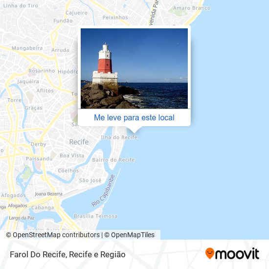 Farol Do Recife mapa
