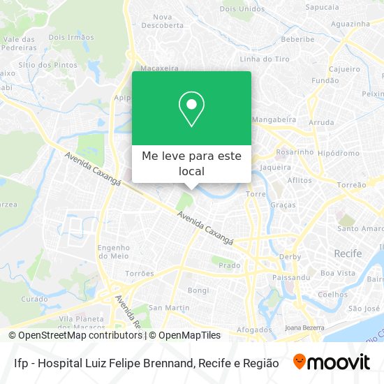 Ifp - Hospital Luiz Felipe Brennand mapa