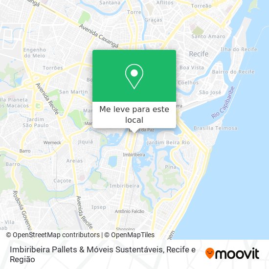 Imbiribeira Pallets & Móveis Sustentáveis mapa