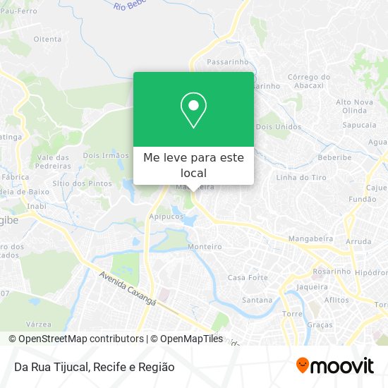 Da Rua Tijucal mapa