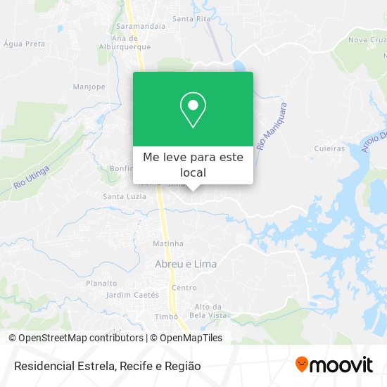 Residencial Estrela mapa