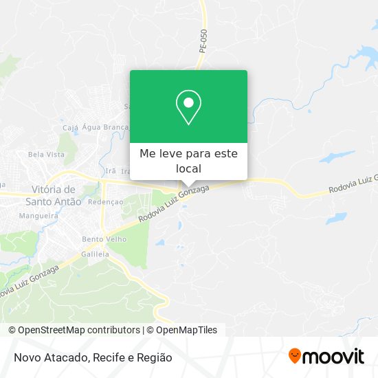 Novo Atacado mapa