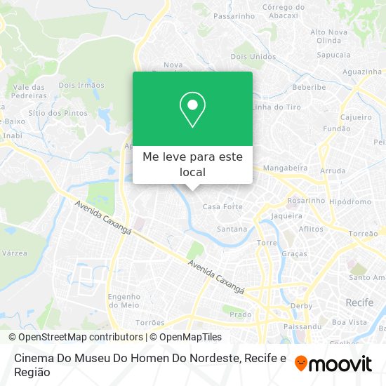 Cinema Do Museu Do Homen Do Nordeste mapa