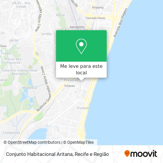 Conjunto Habitacional Aritana mapa