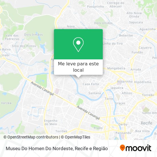 Museu Do Homen Do Nordeste mapa