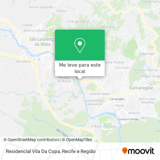 Residencial Vila Da Copa mapa